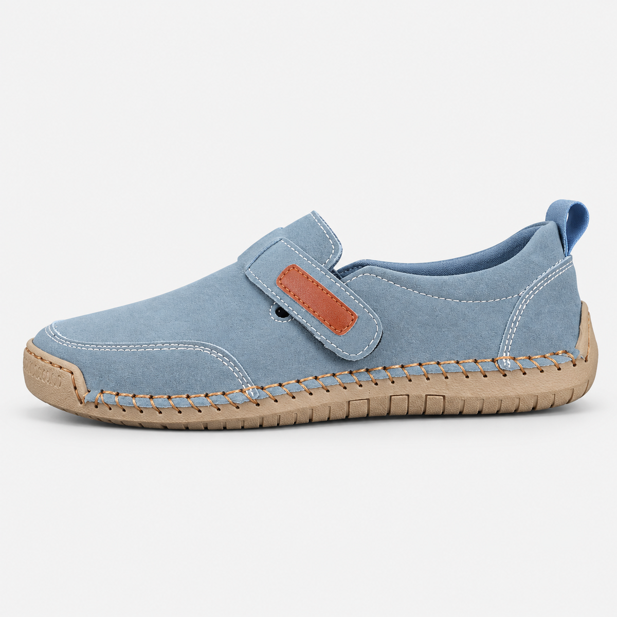 Orthopedic Shoes Blue Slip-On