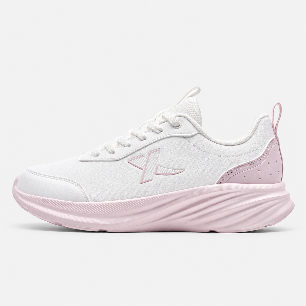 Xtep Women's White Water-Repellent Running Shoes