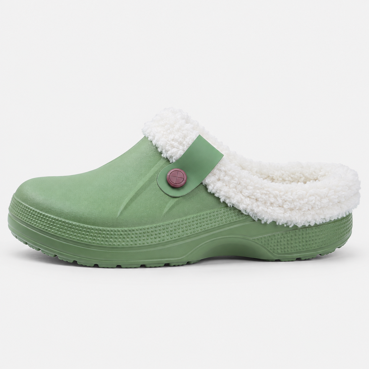 Women's Fur Lined Waterproof Clogs for Indoor and Outdoor Use