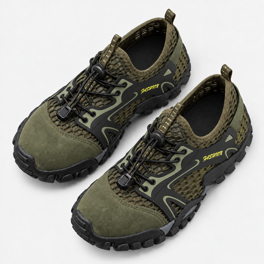Orthopedic Shoes Microfiber Breathable Mesh Hiking