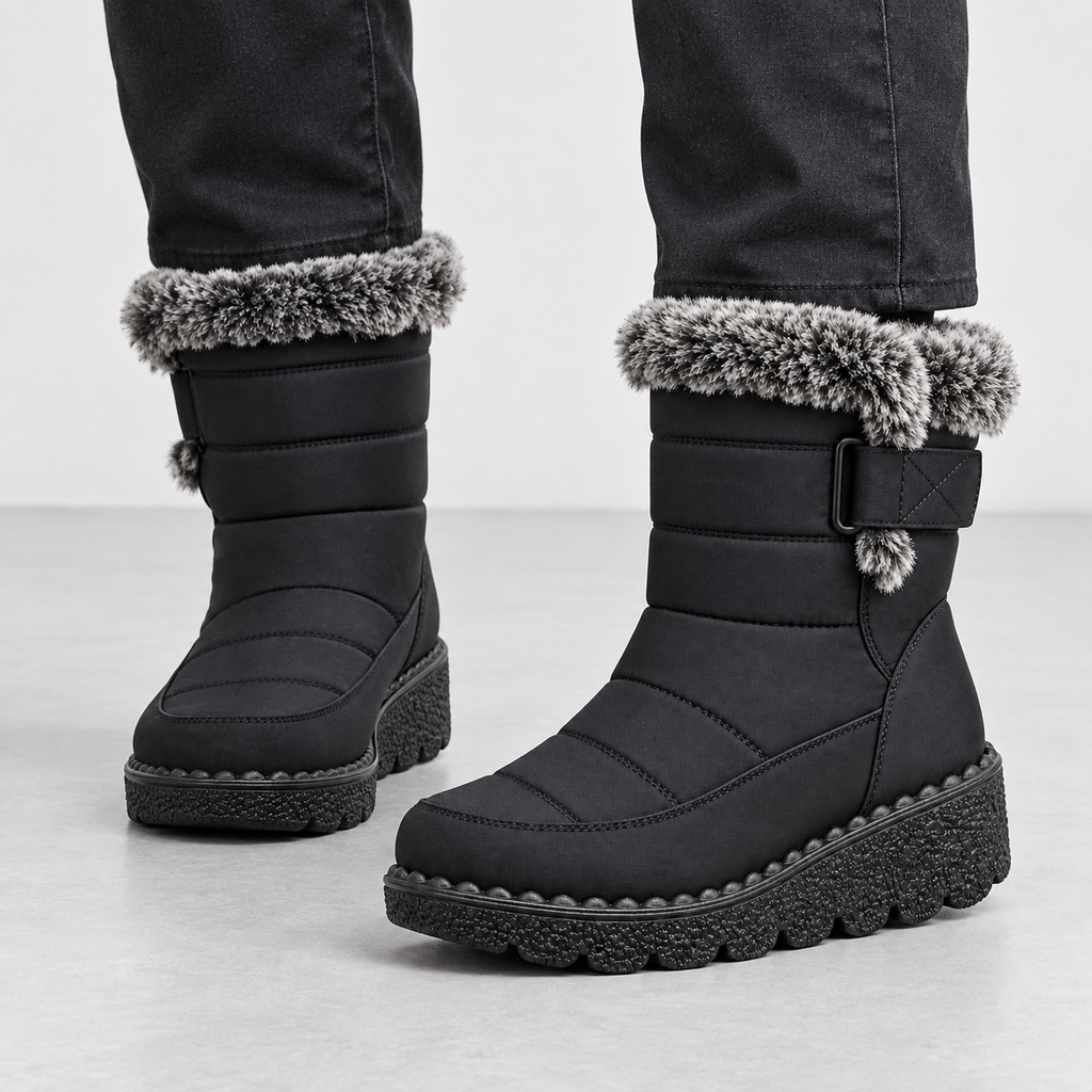 Orthopedic Shoes Faux Fur Waterproof Lined