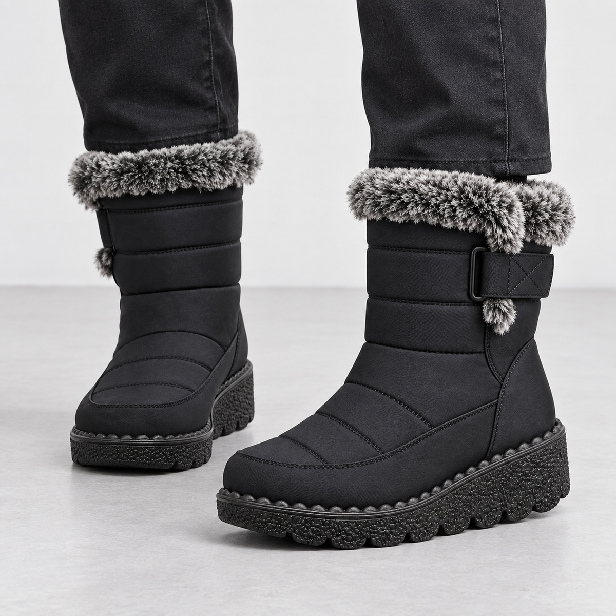 Orthopedic Shoes Faux Fur Waterproof Lined