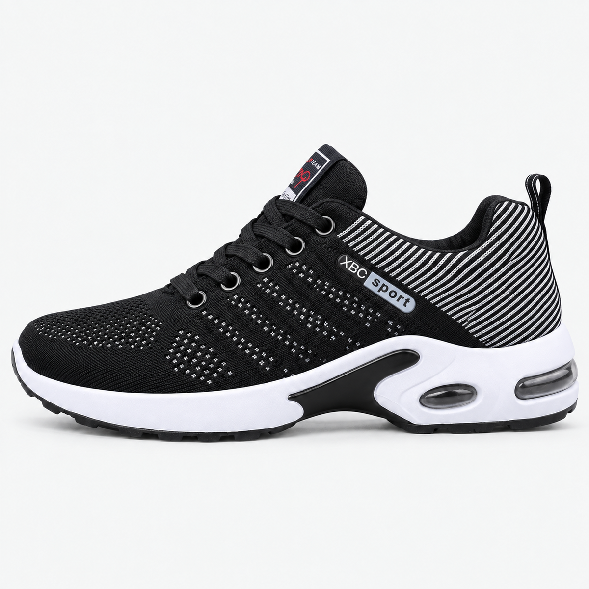 Men's Blue Breathable Mesh Lace-Up Sneakers