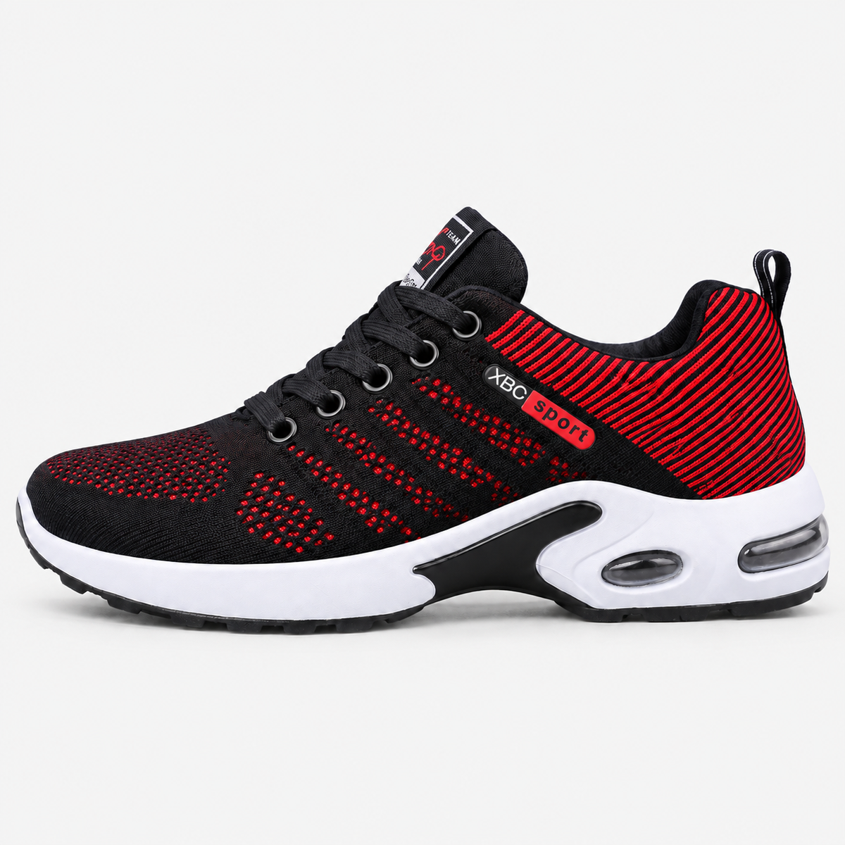 Men's Blue Breathable Mesh Lace-Up Sneakers