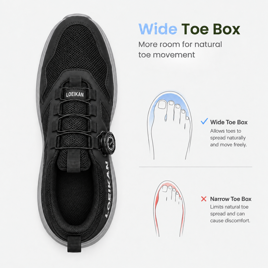 Orthopedic Shoes Rotating Button Mesh