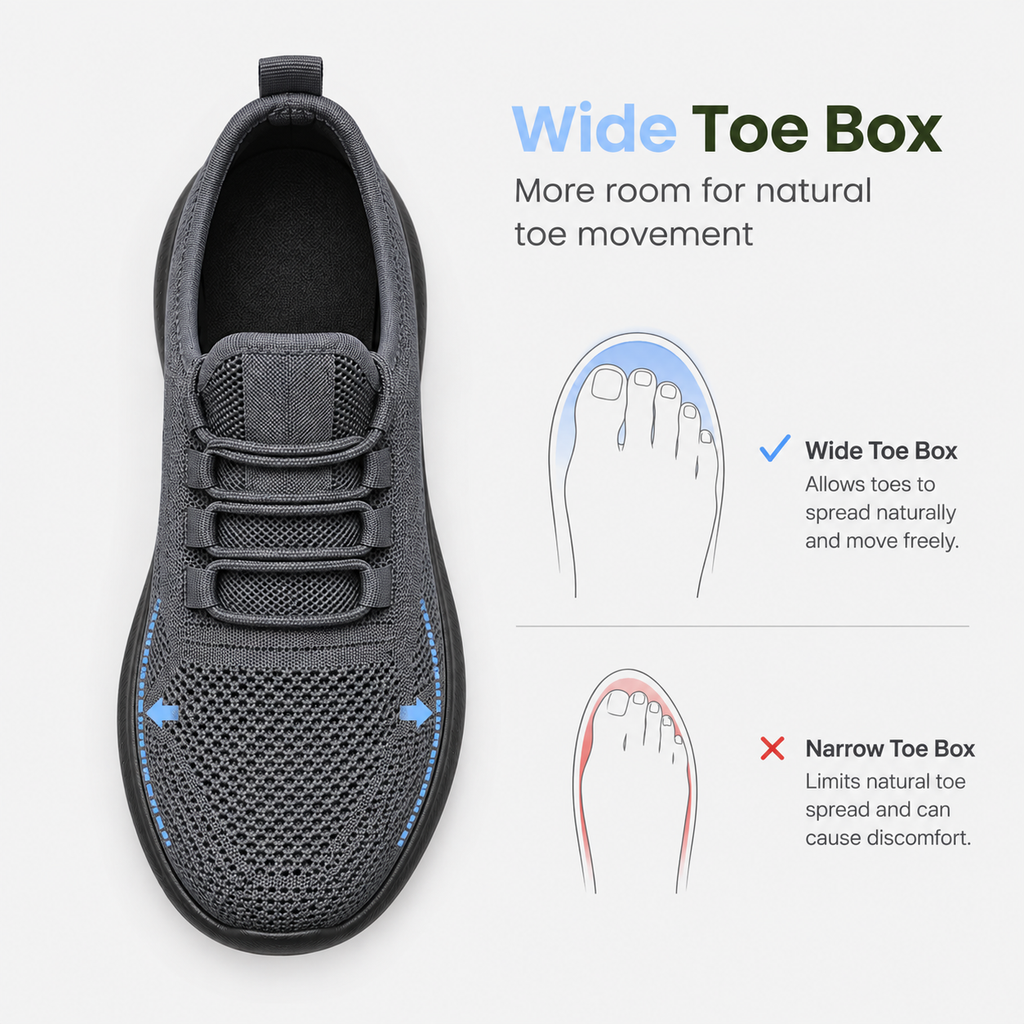 Men's Grey Breathable Mesh Lace-Up Sneakers