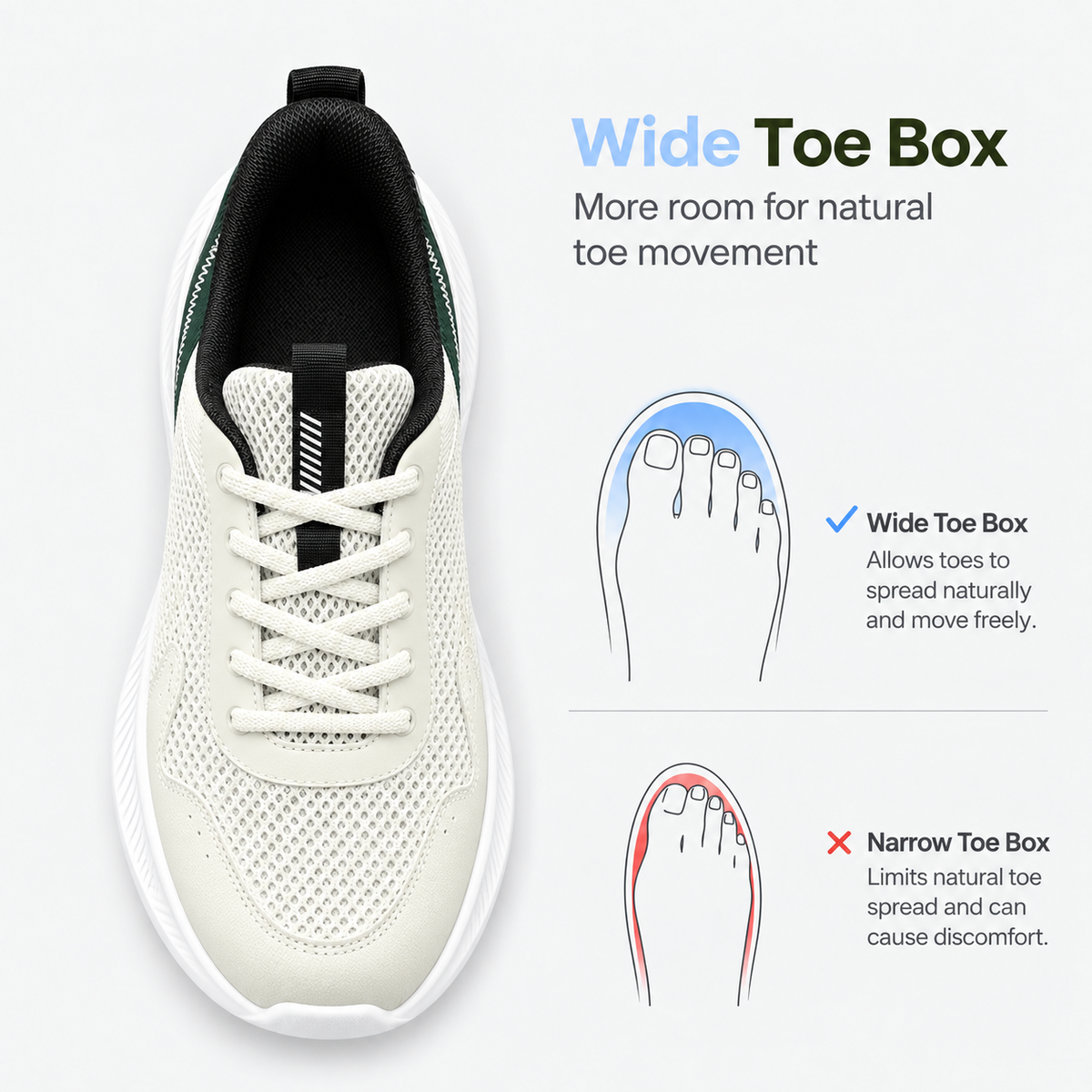 Orthopedic Shoes Mesh Lace-Up