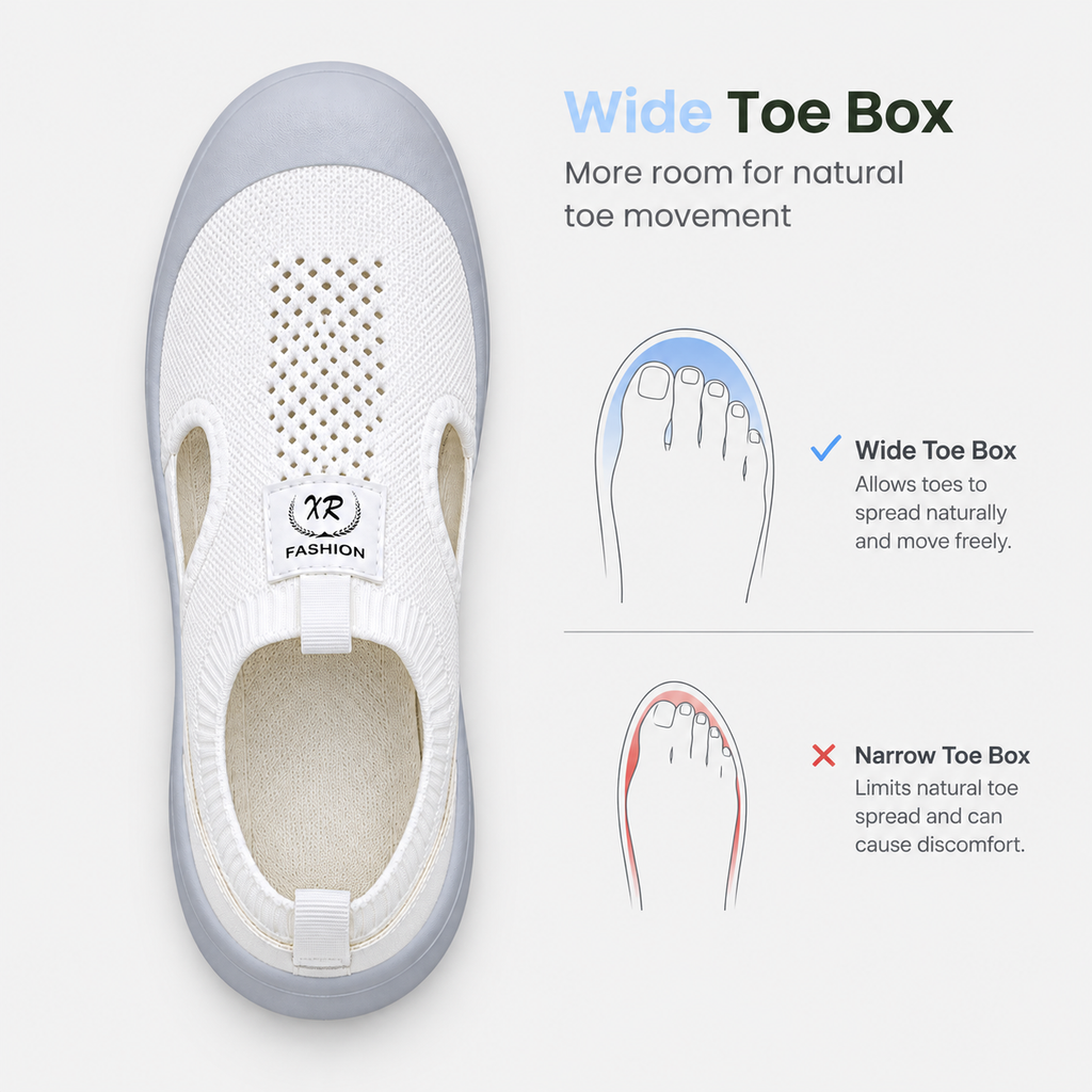 Women's White Hollow Slip-On Sneakers with Breathable Mesh Upper