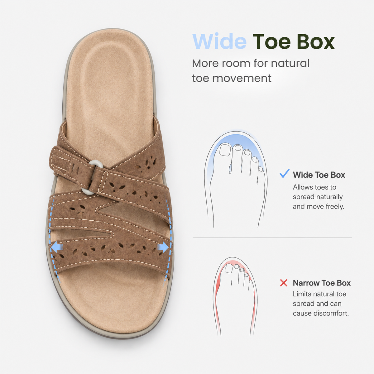 Orthopedic Shoes For Flat Feet Hook-And-Loop