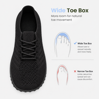 Orthopedic Shoes PU Barefoot Wide Fit