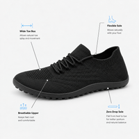 Orthopedic Shoes PU Barefoot Wide Fit