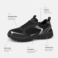 Orthopedic Shoes Wide Toe Box Breathable Mesh