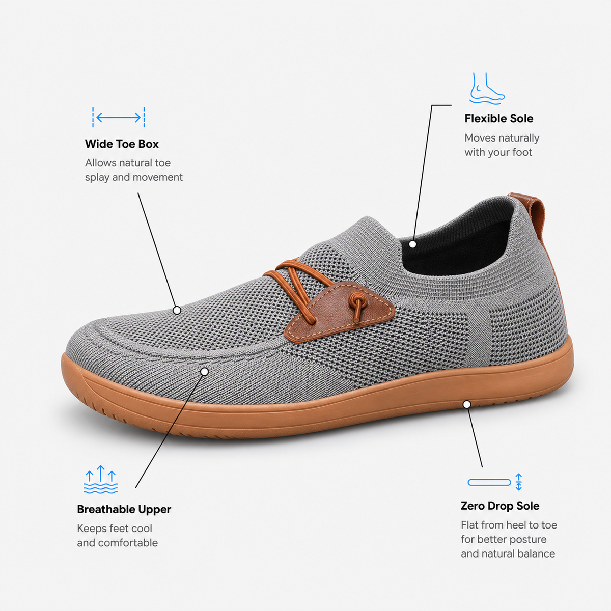 Anatomic Shoes Barefoot Wide Toe Box