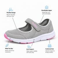 Orthopedic Shoes Nylon Mesh Mary Jane