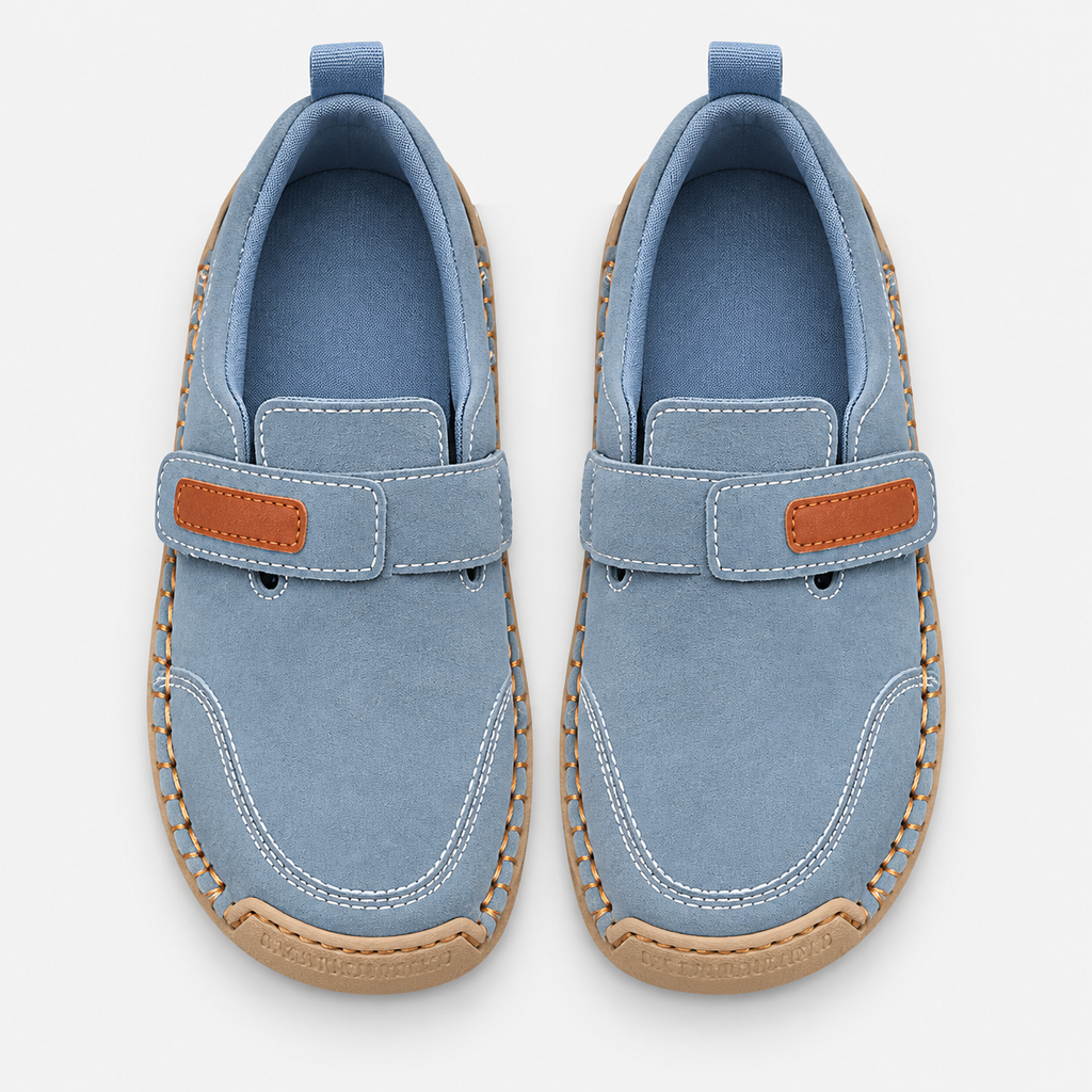 Orthopedic Shoes Blue Slip-On