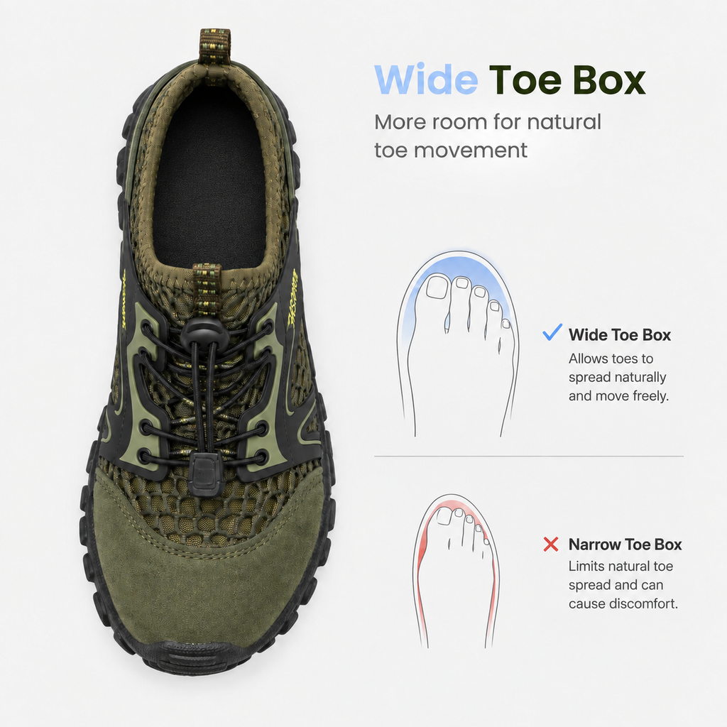 Orthopedic Shoes Microfiber Breathable Mesh Hiking