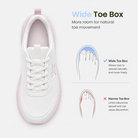 Xtep Women's White Water-Repellent Running Shoes