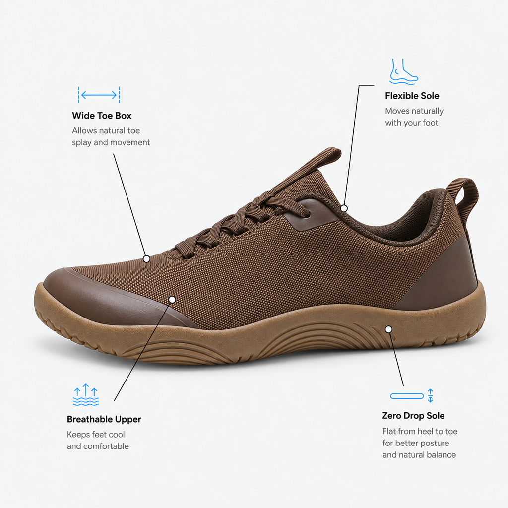 Orthopedic Shoes Latex Barefoot Zero Drop