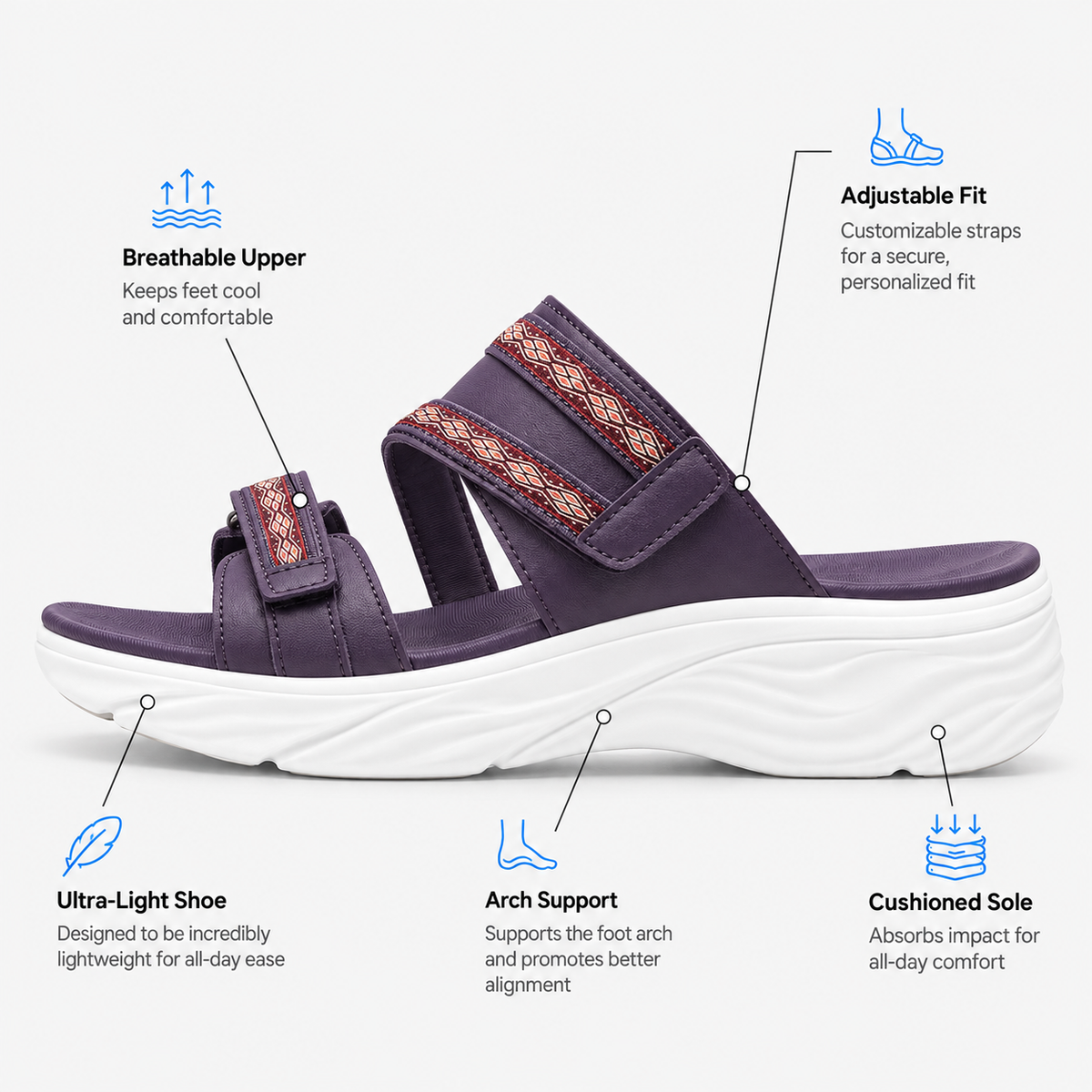 Orthopedic Shoes Wedge Wide Width