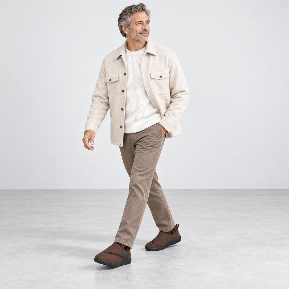 Wider Fit Shoes Winter Fur-Lined