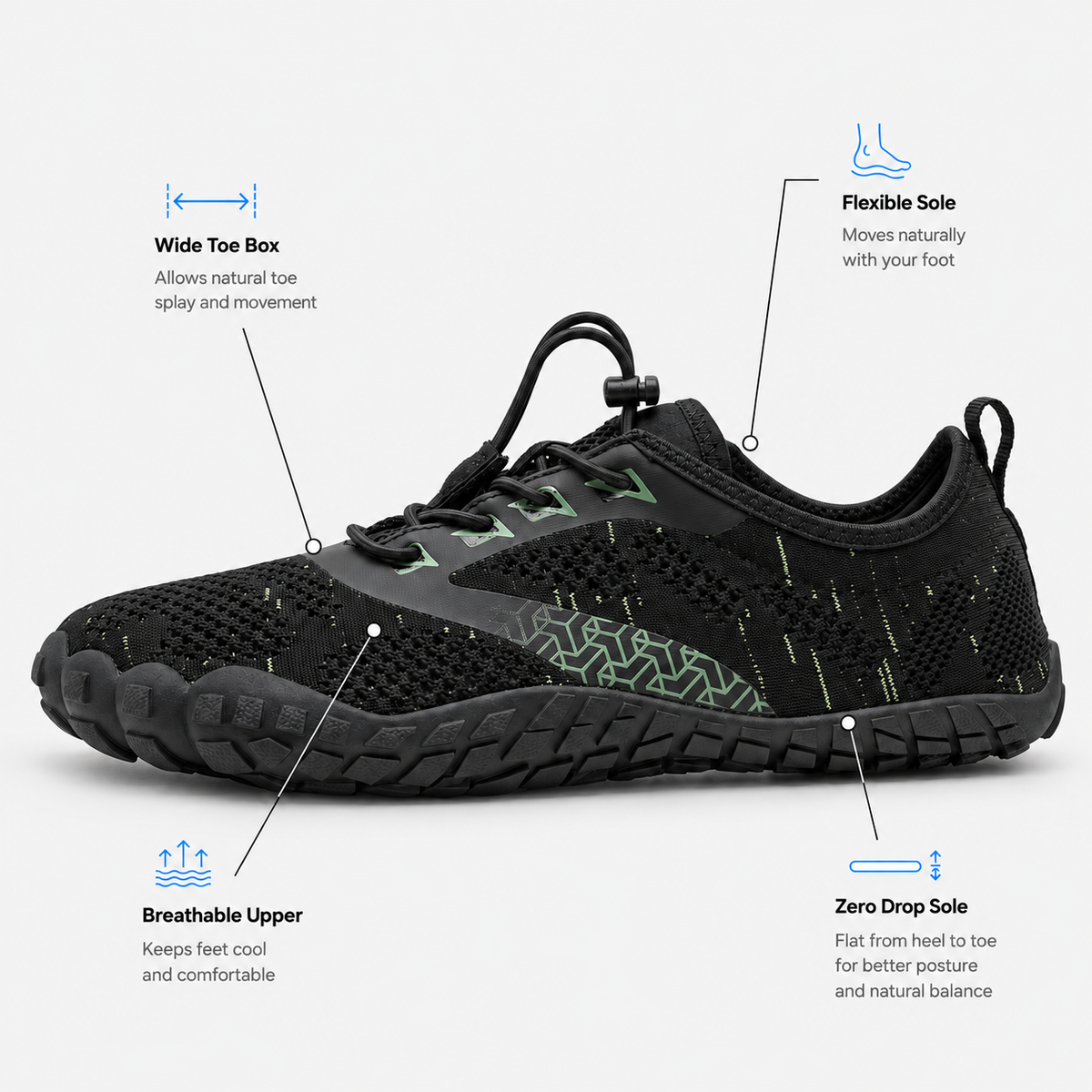 Orthopedic Shoes Minimalist Barefoot Zero Drop