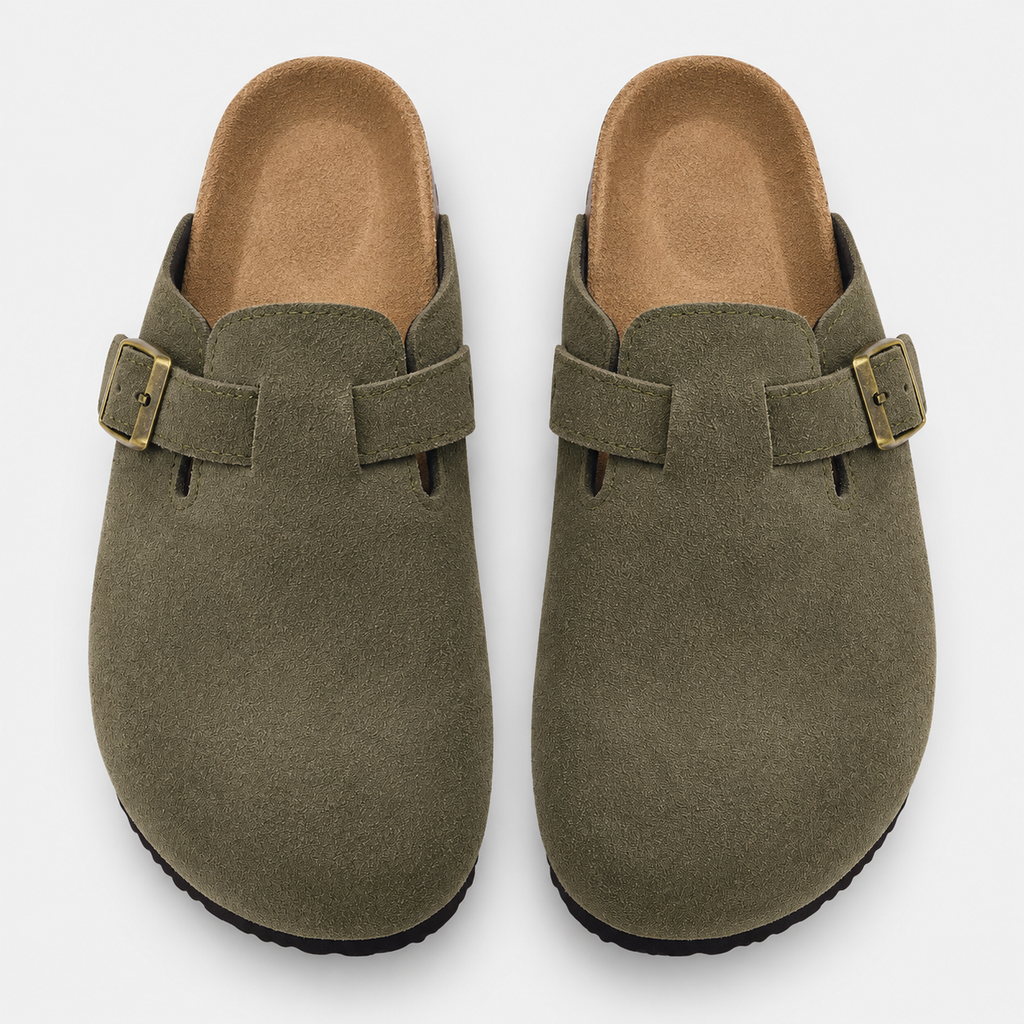 Orthopedic Shoes Cork Suede Insole