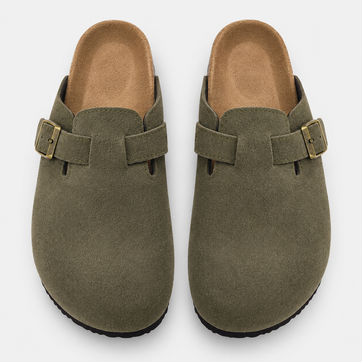 Orthopedic Shoes Cork Suede Insole