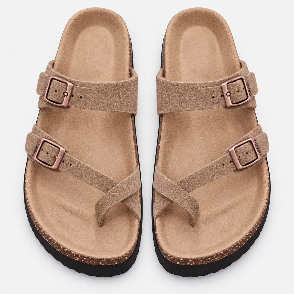Orthopedic Shoes Suede Cork