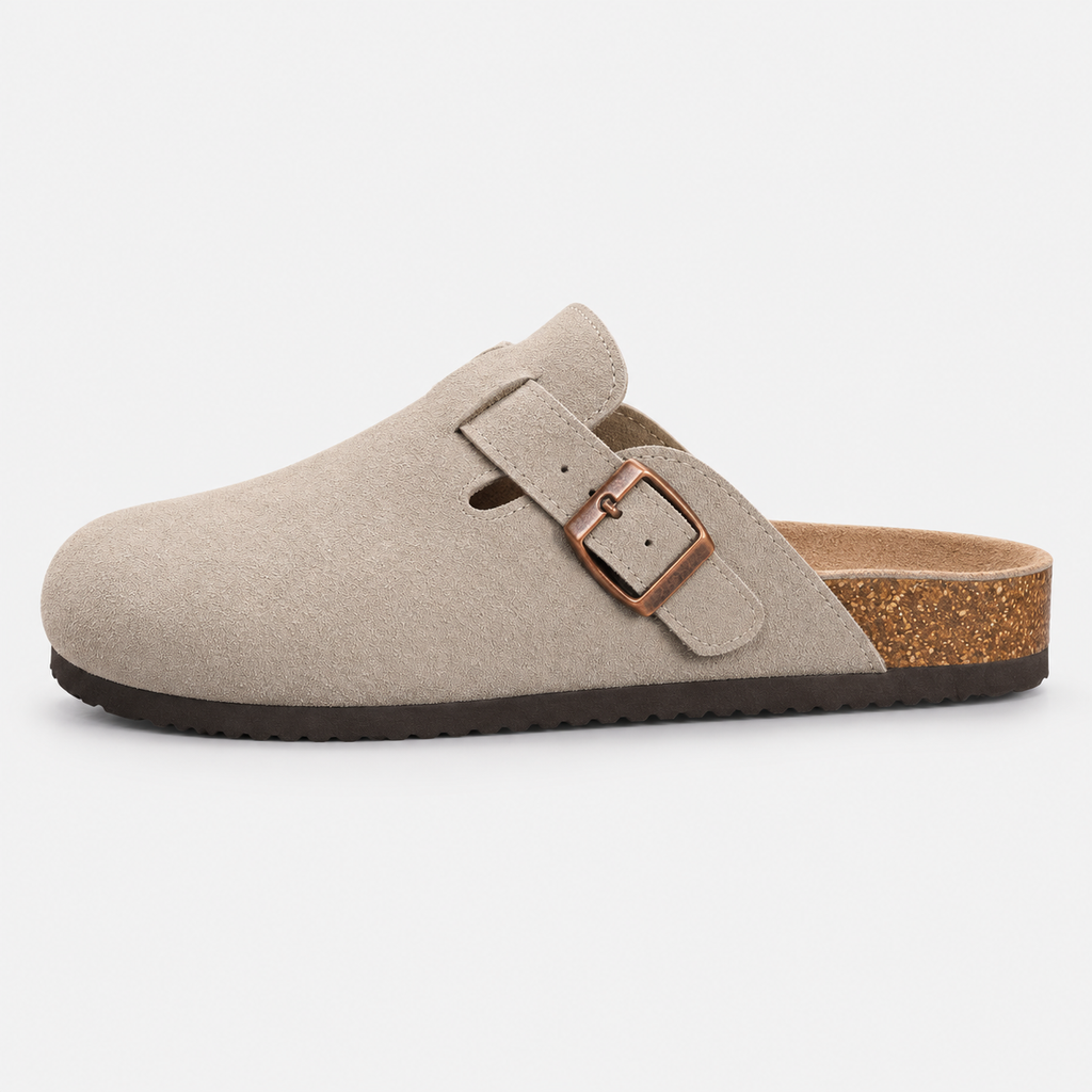 Orthopedic Shoes Cork Suede Insole