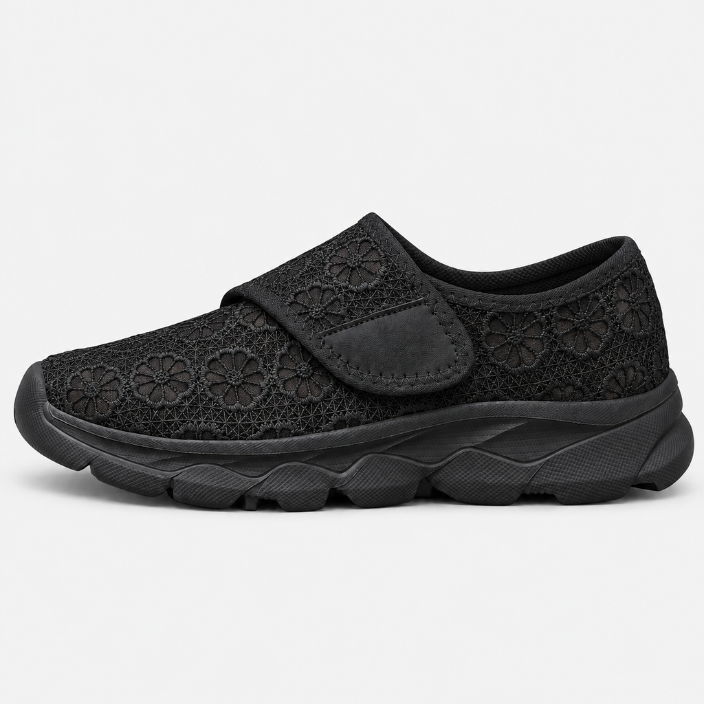 Comfortable Orthopedic Walking Shoes Lace Mesh