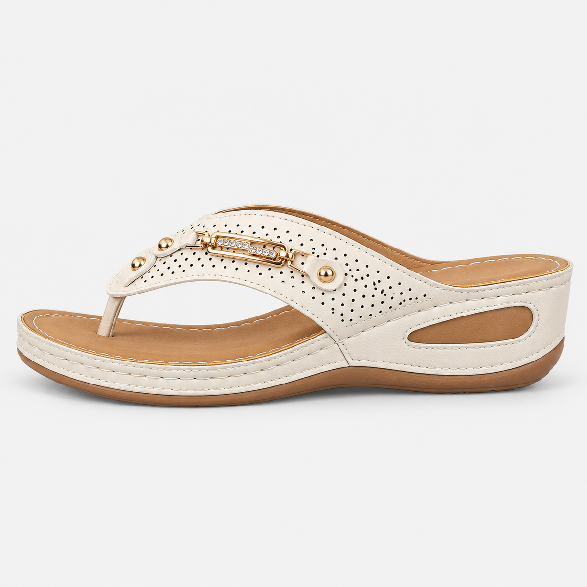 Orthopedic Shoes PU Leather Wedge