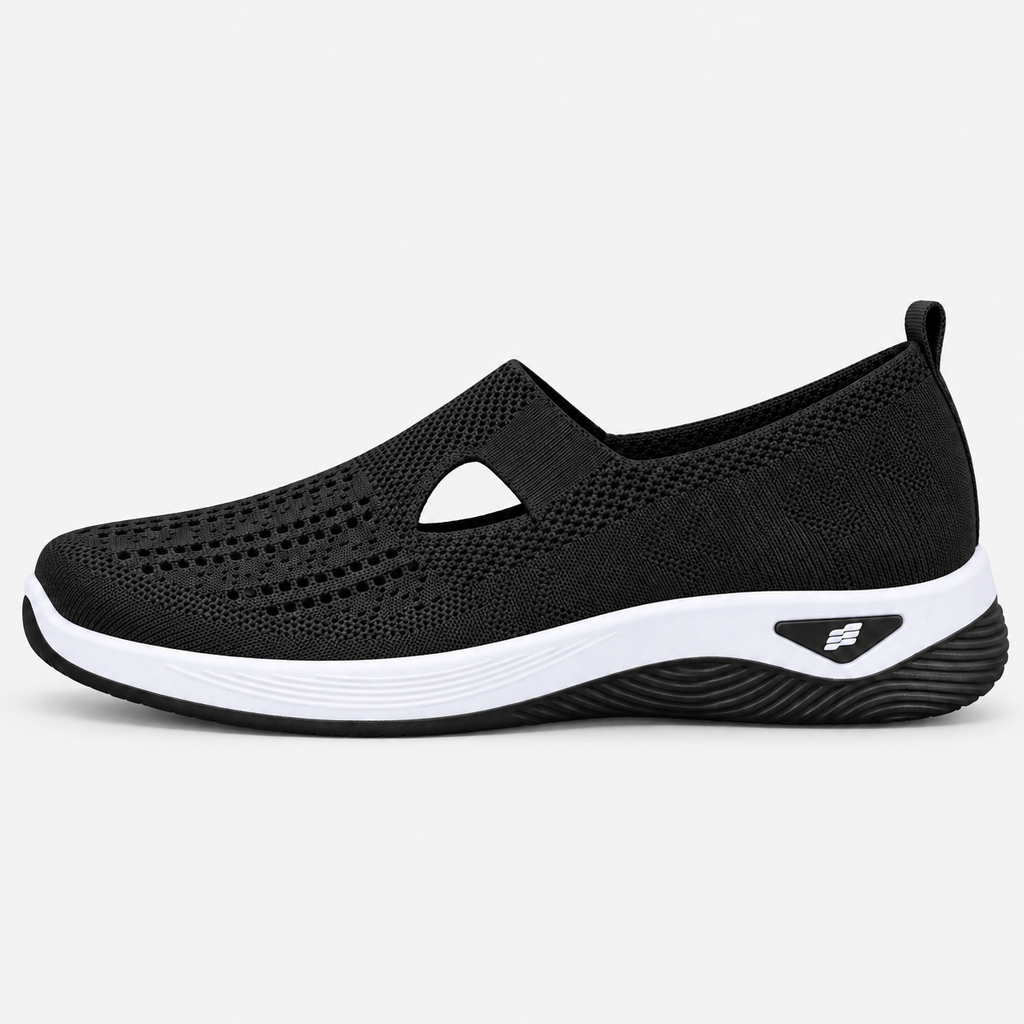 Orthopedic Shoes For Walking Hollow Knit Mesh Slip-On
