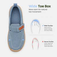 Orthopedic Shoes Blue Slip-On