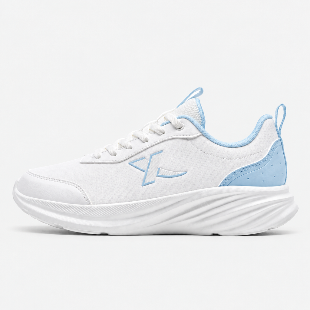Xtep Women's White Water-Repellent Running Shoes