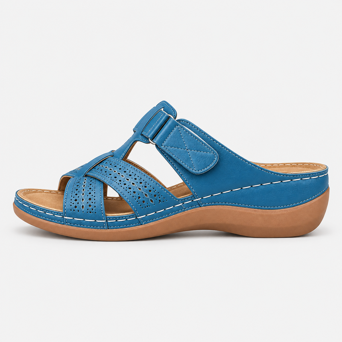 Orthopedic Shoes PU Wedge Open Toe