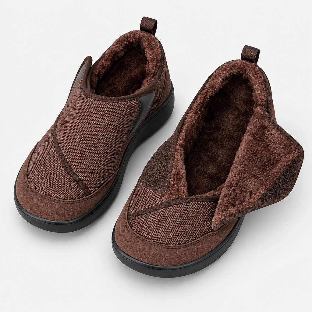Wider Fit Shoes Winter Fur-Lined