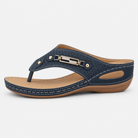 Orthopedic Shoes PU Leather Wedge