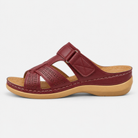 Orthopedic Shoes PU Wedge Open Toe