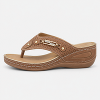 Orthopedic Shoes PU Leather Wedge