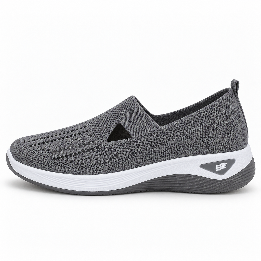 Orthopedic Shoes For Walking Hollow Knit Mesh Slip-On