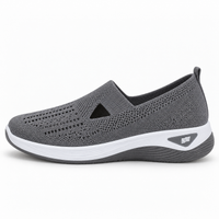 Orthopedic Shoes For Walking Hollow Knit Mesh Slip-On