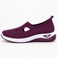 Orthopedic Shoes For Walking Hollow Knit Mesh Slip-On