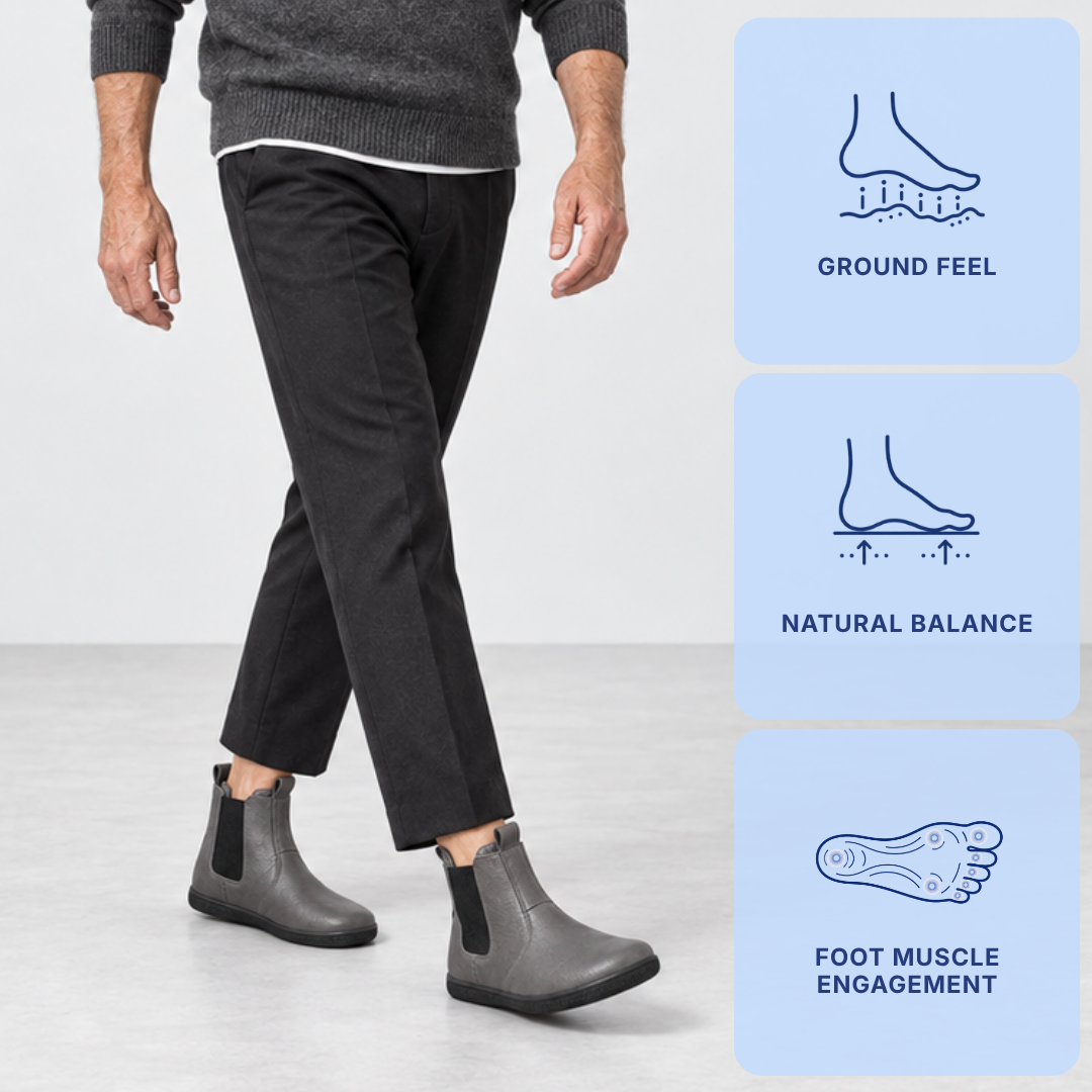 Orthopedic Shoes Genuine Leather Barefoot