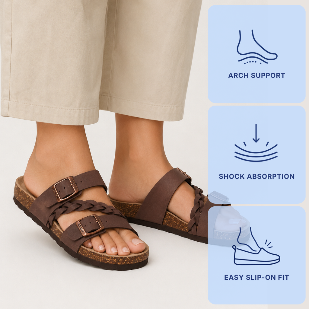 Orthopedic Shoes Cork Braided