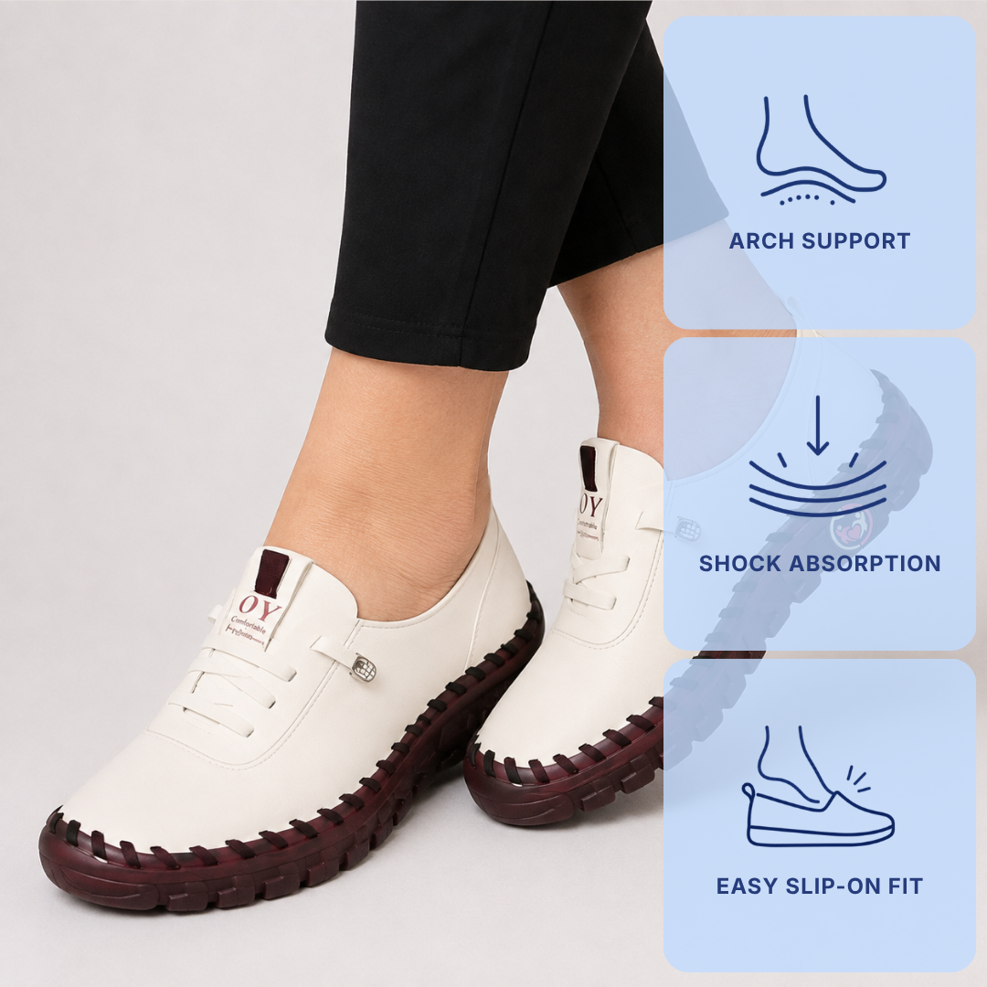 Orthopedic Shoes Autumn Leather Lace-Up