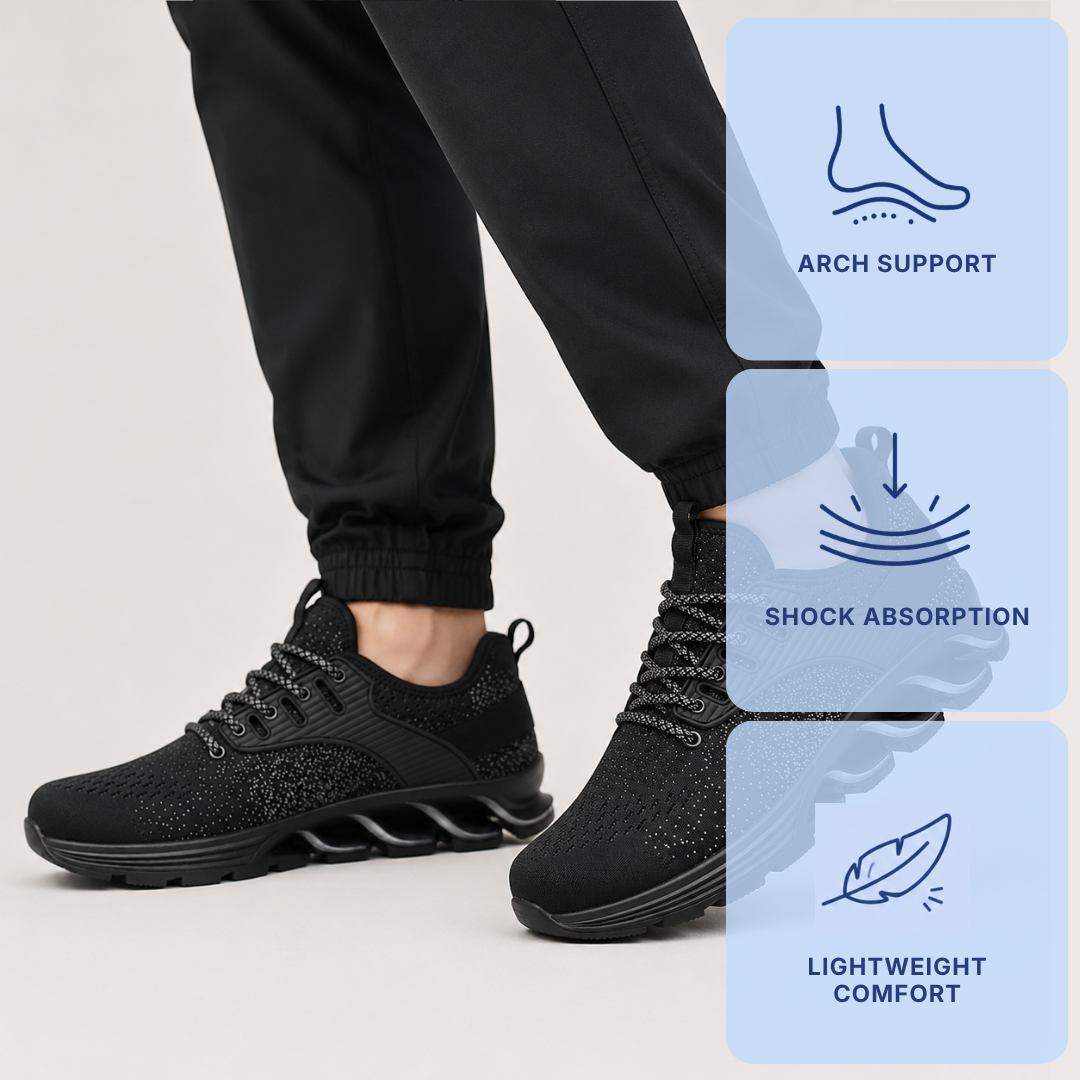 Orthopedic Shoes Stretch Fabric Steel Toe Anti-Smashing