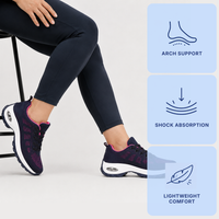 Women's Platform Air Cushion Mesh Sneakers