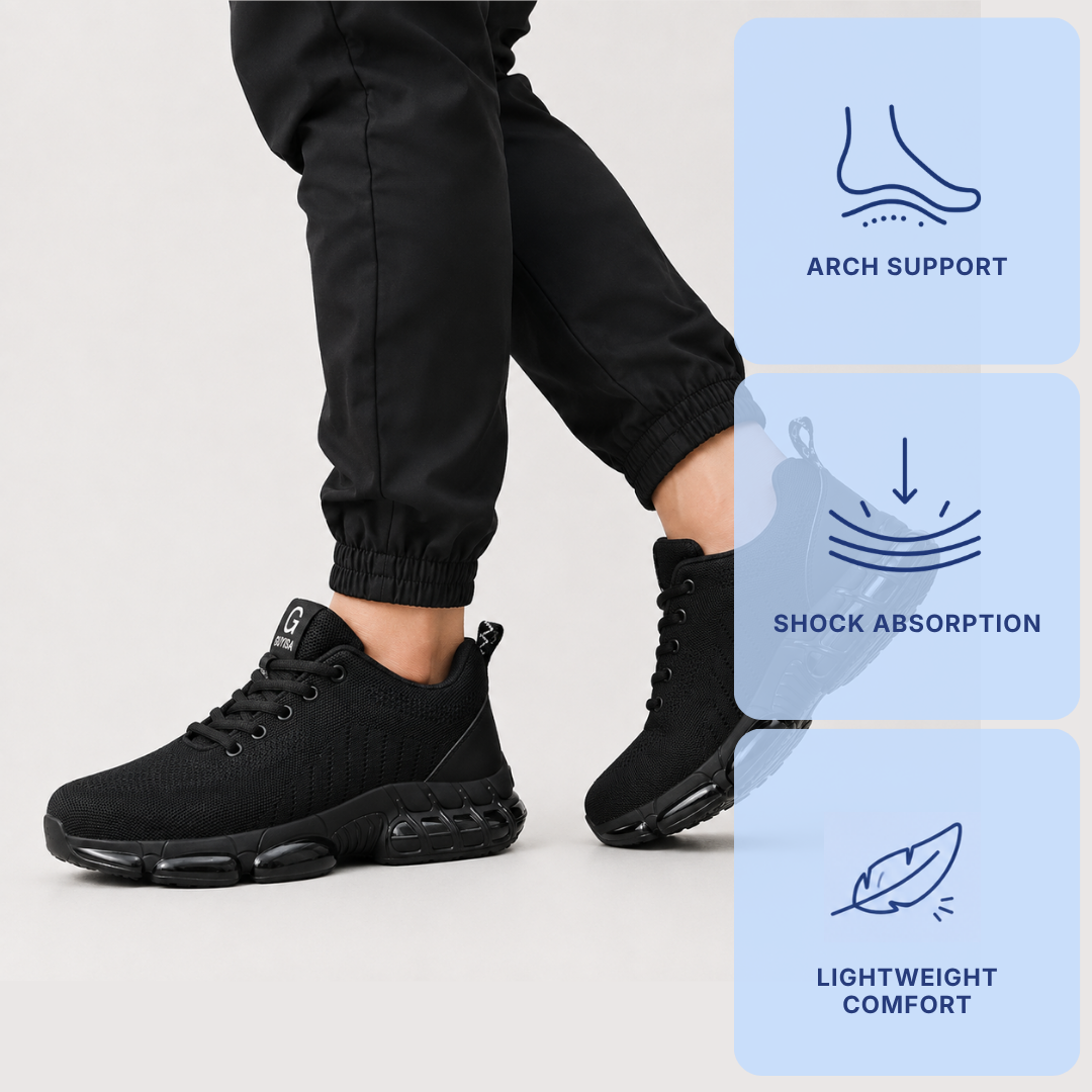 Orthopedic Shoes Fabric Steel Toe Breathable Mesh