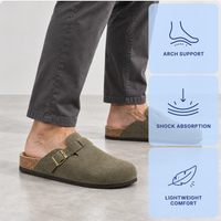 Orthopedic Shoes Cork Suede Insole