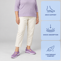 Orthopedic Shoes For Walking Hollow Knit Mesh Slip-On